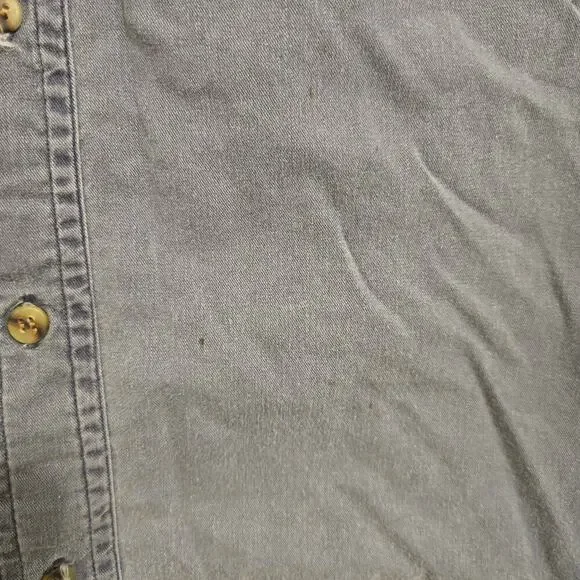 Bugle Boy Company VTG Men’s Button Up Shirt XL Gray Long Sleeve Casual Classic - Picture 4 of 7